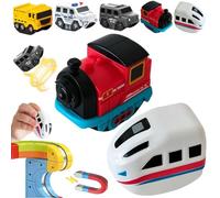 Infinity Racer Magnetic Train - Replacement Magnetic Electric Train Cars for klick Rail,Rechargeable 3D Infinity Track Trains Head for MagneticTrack,Cannot Operate Alone, Tracks & Cable Not Included