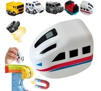 Infinity Racer Magnetic Train - Replacement Magnetic Electric Train Cars for klick Rail,Rechargeable 3D Infinity Track Trains Head for MagneticTrack,Cannot Operate Alone, Tracks & Cable Not Included