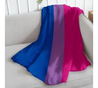 Infinity Republic Bisexual Pride Super Plush Blanket - 50x60 Soft Throw Blanket - Perfect for Cuddle Season!