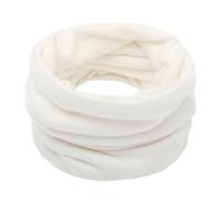 Infinity Scarf Knitted Snoods Scarf Thicken Tube Scarf Warm Knitted Neck Warmer Windproof Circle Scarf for Men Women Fleece Neck Gaiter Winter Fleece Lined Neck Warmer White