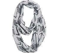 Infinity Scarf with Hidden Zipper Pocket Printed Neck Scarf Travel Infinity Scarf for Women(light Grey)