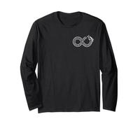 Infinity Symbol Dragon Techwear Aesthetic Futuristic Cyber Long Sleeve T-Shirt