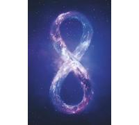Infinity Symbol Galaxy and Infinite Stars Journal: Lined Notebook