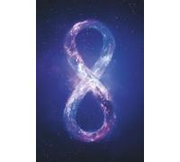 Infinity Symbol Galaxy and Infinite Stars Journal: Lined Notebook