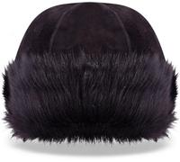 Infinity Unisex Sheepskin Leather Toscana Beanie Hat - - Size: L