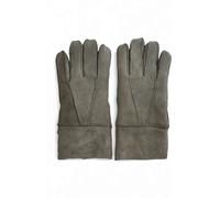 Infinity Unisex Sheepskin Suede Roll Up/Down Cuff Gloves - - Size: XXL