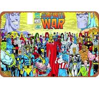 Infinity War Retro Style Poster Metal Sign tin Sign Vintage Bar Man cave Garage Kitchen Home Wall Decoration Art Sign 8x12inch