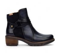 Infinity Women’s Blue Leather Zipped Heel Ankle Boots - San Sebastia