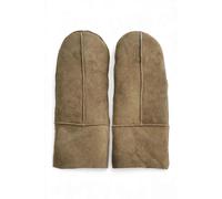 Infinity Womens Real Sheepskin Suede Mittens Warm Gloves - - Size: M
