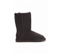 Infinity Womens Sheepskin Suede Slip-On Winter Dusk Boots - - Size: 5