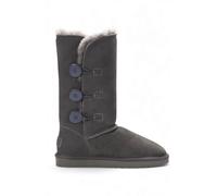 Infinity Womens Sheepskin Suede Winter Calf Willow Boots - - Size: 4