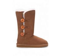 Infinity Womens Sheepskin Suede Winter Calf Willow Boots - - Size: 9