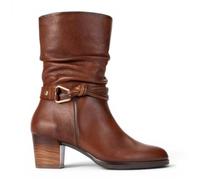 Infinity Zamora Women's Brown Leather Mid-Calf Long High Boots