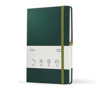 InfinityMarket Wilson Notebook Journal, Maestro Journal Notebook Ruled Paper - A5 size 80 GSM Thick Lined Paper Hard Cover Classic Writing Journals, Diary with Rear Pocket & Pen Holder