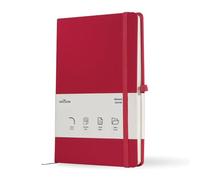 InfinityMarket Wilson Notebook Journal, Maestro Journal Notebook Ruled Paper - A5 size 80 GSM Thick Lined Paper Hard Cover Classic Writing Journals, Diary with Rear Pocket & Pen Holder