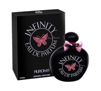 InfinityPourFemme 100ml | Soft Floral & Sweet Notes | ElegantBlack Bottle with Pink Bow