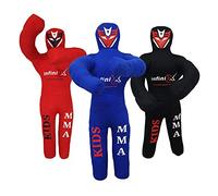 Infinix Sports Kids Grappling Dummy BJJ Wrestling Dummy for Kids Youth MMA Boxing Dummies Brazilian Jiu Jitsu Dummy Children Punching Dummy 110cm UNFILLED (Blue)