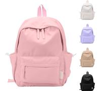 InfiniZer Causal School Bags for Boys Girls Small School Backpack Lightweight Travel Backpack Rucksack Water Resistant Bookbag for College Teenage (Pink)