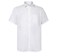 InfiniZer Mens Shirts Short Sleeve Wrinkle Free Regular Fit Casual Dress Business Button Down Shirts White