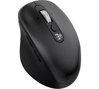 INFINMIND Multi-Device Wireless Bluetooth Mouse, 2.4G USB Receiver and Two Bluetooth, 4-Way Navigation Scroll Silent Mouse for Computer, Laptop, PC, MacBook, iPad(Black)