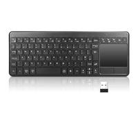 INFINMIND Wireless Keyboard with Trackpad, Multi-Touch Big Size,USB Plug-and-Play, Multi-Device Wireless Bluetooth Keyboard with Touchpad suitable for Windows,Laptop,Android,Chrome OS