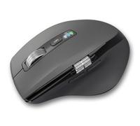 INFINMIND Wireless Side Scroll Mouse with Multi-Device, Ergonomic Computer Mouse with Smart Flying Scroll, Silent Mouse Bluetooth for Computer, Laptop, iPad, Tablet, MacBook (Grey)