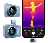 InfiRay Xinfrared P2 Pro Thermal Imaging Camera with Magnetic Macro Lens, 9g Fully Metal Body, Measuring Temperature Range -20°C~550°C, 25Hz 256X192 Resolution, Support iOS 11 and Above (for iOS Only)