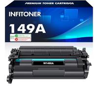 INFITONER 149A No Chip Toner Cartridge Replacement for HP 149A W1490A W1490X 149X H1490AT Laser Pro 4002DW 4002DN 4102FDW 4102FDN 4102D - Black, 1-Pack