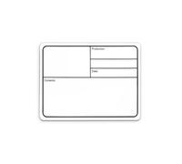 Infitronic 10 Pack White Magnetic Reusable Flight Case Labels