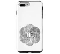 INFJ Word Art Flower Introvert INFJ Traits Quote Case for iPhone 7 Plus/8 Plus