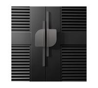 INFJMH 1 Pair Modern Cabinet Handles Stylish Kitchen Drawer Pulls Zinc Alloy Furniture Hardware for Cupboard Closet Bathroom Cabinets(Gray,S)