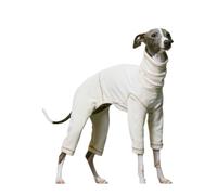 INFJMH Clothes Italian Greyhound Jumpsuit Thin Turtleneck Whippet Clothes Four-Legged Dog Pajamas Pjs Pullover Soft Pet Onesie for Bedlington boy girl(Wei,Small)