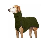 INFJMH Clothes Soft Fleece Dog Clothes Winter Warm Turtleneck Whippet Vest Jacket Two-Legged Italian Greyhound Pullover Coat Shirt Stylish Pet Outfit boy girl(Grn,3XL)