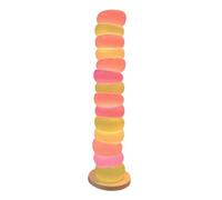INFJMH Standard Modern Candy Floor Lamp Creative Cute Colored Glass Standing Lamp Dimmable Led 3 Color Temperatures with Metal Base for Kids Bedroom Living Room Lighting