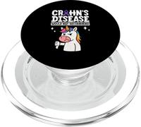 Inflammatory bowel IBD Crohn's awareness Crohns Warrior PopSockets PopGrip for MagSafe