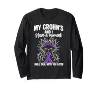 Inflammatory Bowel IBD Crohn's Disease Warrior Long Sleeve T-Shirt