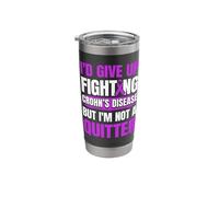 Inflammatory Bowel IBD Crohn's Disease Warrior Stainless Steel Insulated Tumbler