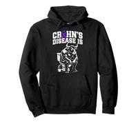 Inflammatory bowel IBD Funn Crohns Disease Warrior Pullover Hoodie