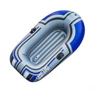 Inflatable 35-mil PVC Waterproof Boat for or Two Persons, Dual Anti-Leak Valves with Double-Layer Seams, Stable & Leak-Proof Design(-Person Boat)