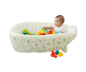 Inflatable - 90cm PVC Foldable Portable Shower Basin, Bath Seat | Washing Travelling Camping Visit The Grands-pare