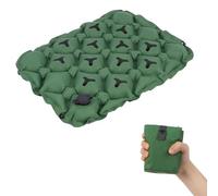 Inflatable Air Seat Cushion with Nanogrip Technology, Portable Travel Pressure Relief Pad for Office Chair, Camping, Long Flights, Anti-Slip Lightweight Design (Green)