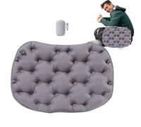 Inflatable Airplane Cushion - Airplane Seat Cushion for Long Flights, Folding Support for Office Chairs, Trucks, Cars, Wheelchairs, Home, Picnic, Fishing, Hiking