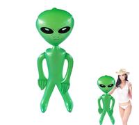 Inflatable Alien - 35 Inch Jumbo Blowing Alien Prop | Alien Blooms Balloon | Alien Balloons Photo Prop Blow into the Alien for Halloween, Theme Party Decorations