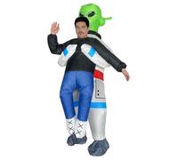 Inflatable Alien Costume, Funny Inflatable Alien Costume Adult, Blow up Suits for Halloween Theme Cosplay Party