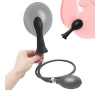 Inflatable Anal Butt Dildo Plug Prostate Vaginal Massager with Pump Large Silicone Anal Expansion Expansion Anal Plug Anal Dilator Masturbation Sex Toy Men Women Couples Beginners