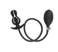 Inflatable Anal Plug Becomes a Sex Toy for Couples, with Buttocks Stuffed into The Anus