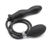 Inflatable Anal Plug - Silicone Expansion Butt Plug with Size Limit Protection, Adjustable Pump for Beginners to Advanced, Couples Adult Toy for Enhanced Pleasure, Easy Inflate Deflate Valve