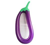 Inflatable Aubergine Raft - Purple Floating Lounger, Big Pool Toy | Fun Inflatablee Pool Float Summer Jumbo Ride on Raft, Fun Purple Inflatable Float for Beach Holidays and Vacations Backyard Pools
