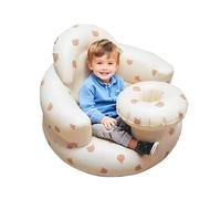 Inflatable Baby Chair - Inflatable Seat for Babies 3-36 Months with Built-in Air Pump, Infant Back Support Sofa, Soft & Safe Blow Up Baby Seat for Sitting Up, Bathing & Feeding(Bear)