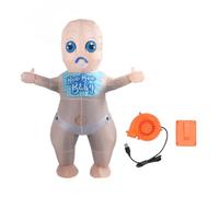 Inflatable Baby Doll Costume, Adult Size, Durable Polyester, Lightweight Fabric - Fun and Eye - Catching, Reinforced Stitching, for Parties and Outdoor Events